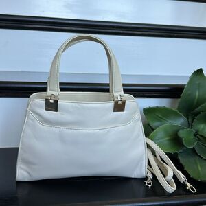 Coletta Genuine Leather Satchel Shoulder Crossbody Bag Soft Luxurious Neutral